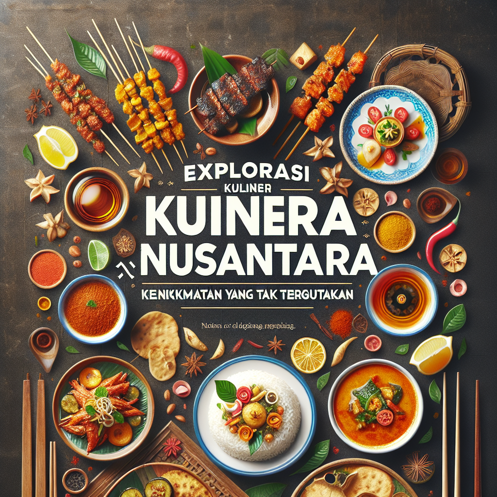 Eksplorasi Kuliner Khas Nusantara: Kenikmatan yang Tak Terlupakan dari